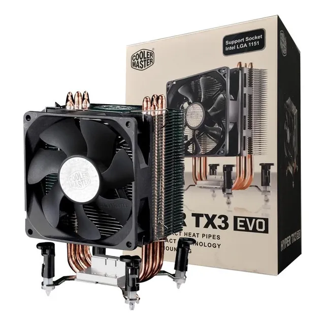 Cooler Procesador Marca Cooler Master Para Intel Lga1200 Negro