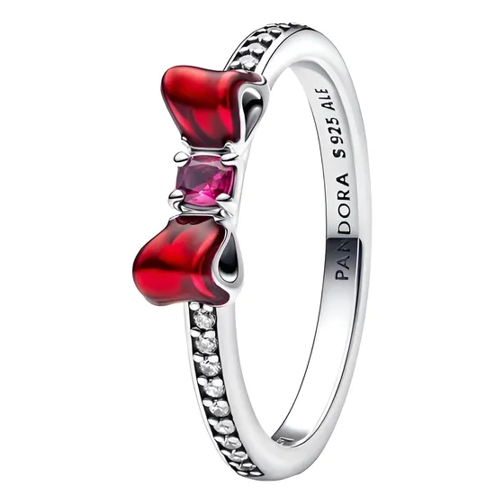 Anillo Lazo De Blancanieves Princesa Disney - Plata S925
