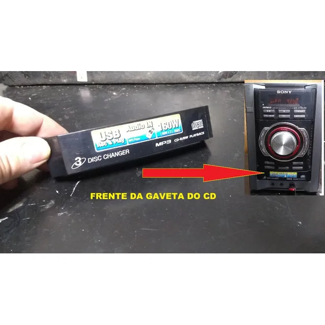 Frente Da Gavet Sony Mhcec68usb Mhc Ec68usb Assista O Video