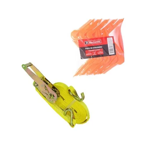 Pack Eslinga De Amarre 2'' X 9 Metros + Set De 10 Equineros 