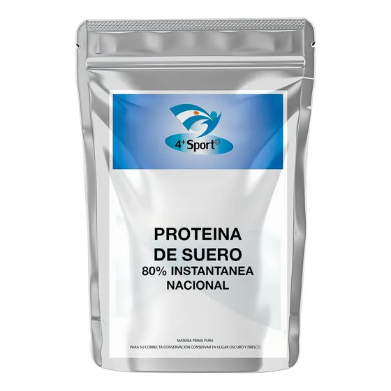 Proteina De Suero Instantanea 80% 500 Grs 4+ Sabor Característico