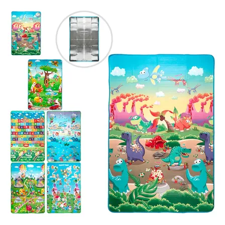 Tapete Infantil Atividades Impermeável 1,2x1,8m Marca Brink