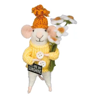 Primitives By Kathy Collectible Critter - Sunshine Mouse Primitives By Kathy Collectible Critter - Sunshine Mouse