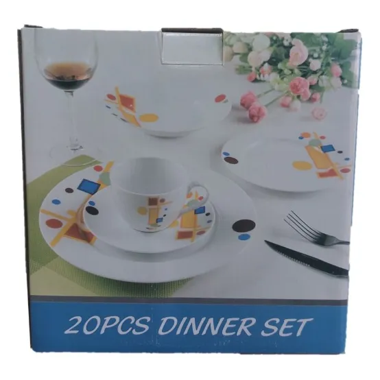 Vajilla De Ceramica De 20 Piezas