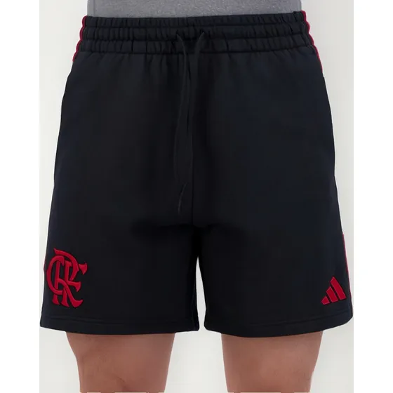 Bermuda adidas Flamengo Dna 2025 Preta