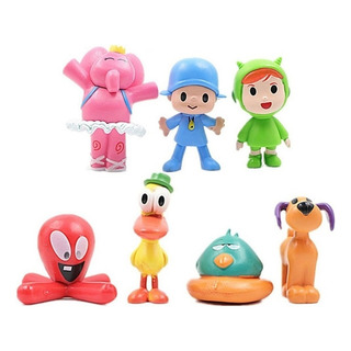 7pcs Pocoyo Zinkia Figura Modelo Juguete Regalo For Niños 7pcs Pocoyo Zinkia Figura Modelo Juguete Regalo For Niños