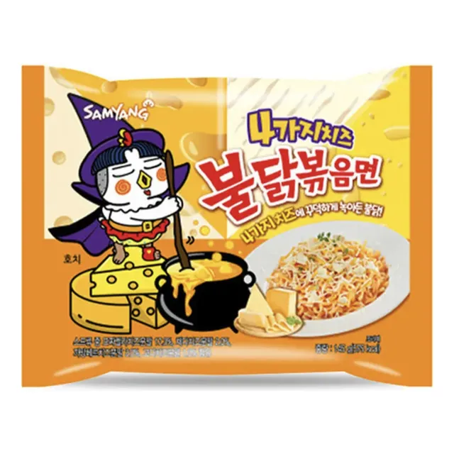 Ramen Buldak 4 Quesos Bolsa (picante) 145g Original