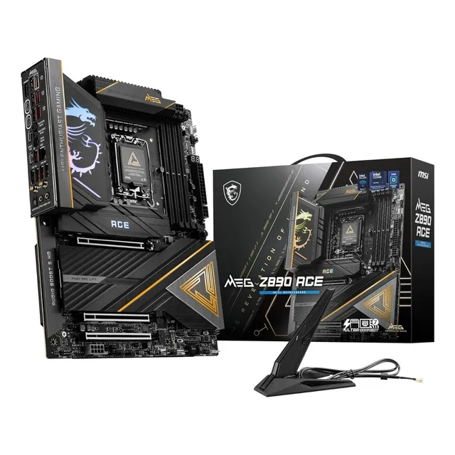 Msi Meg Z890 Ace - Placa Base Gamer, 4 X Ddr5 256 Gb Ram Max