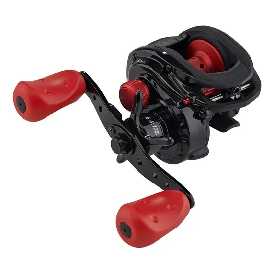 Abu Garcia Baitcast MAX4 Negro/Rojo Derecho