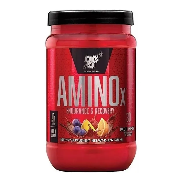 Suplemento en polvo BSN Endurance and Recovery Aminoácidos sabor ponche de frutas x 435g