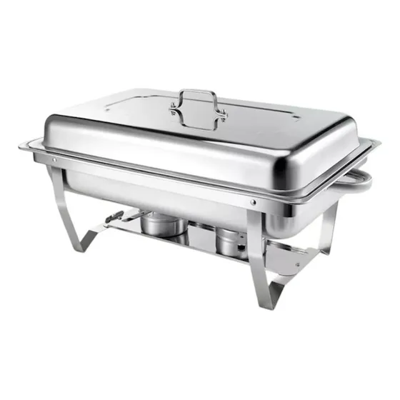 Chafing Krea Rectangular Fuente Catering 9l Acero Inoxidable