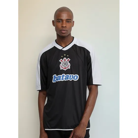 Camisa Topper Corinthians Mundial 2000 Retro - Preta