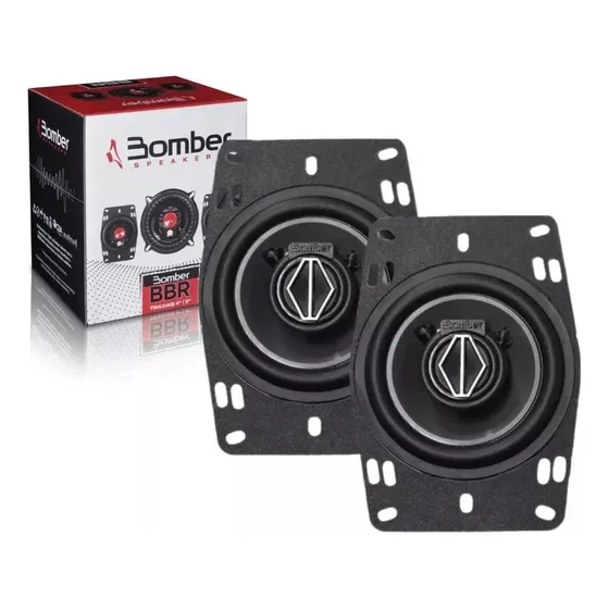 Kit Alto Falante Renault Kangoo Bomber Triaxial 4  100 W