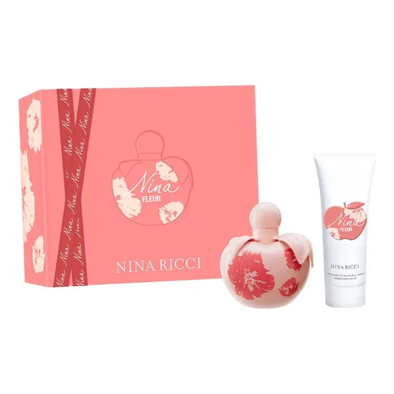 Set Nina Ricci Nina Fleur 80ml Eau De Toilette Para Mujer