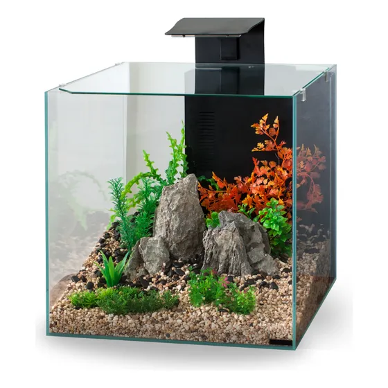 Aquário Cube 45 Maxxi 90l Completo Luz E Sump Traseiro 127v