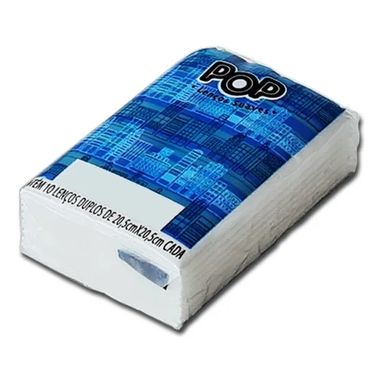 126 Pacotes Lenço De Papel P/ Bolso Pop C 10 Lenços Atacado