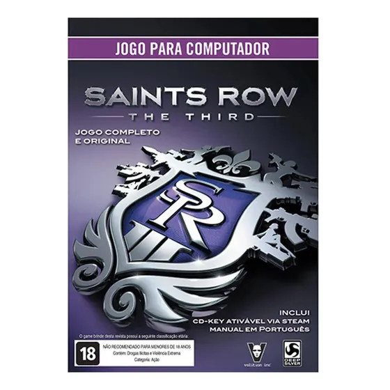 Jogo Saints Row The Third Para Pc Midia Fisica Deep Silver