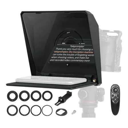 Mini Teleprompter Ambitful T1 Pro Para Cámara Dslr