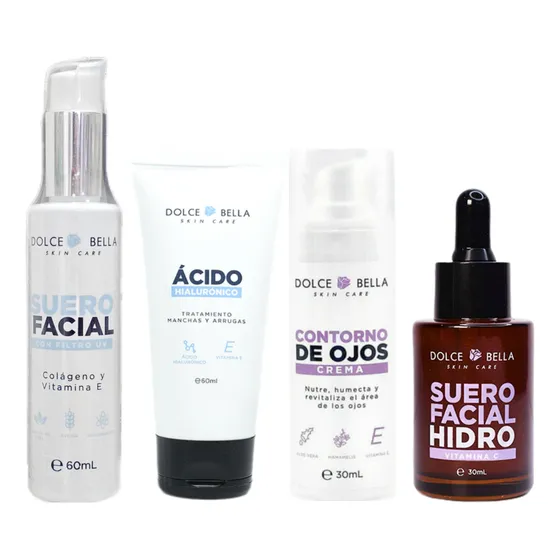 Suero, Acido, Vitamina C Y Contorno  Ojos Dolce Bella 