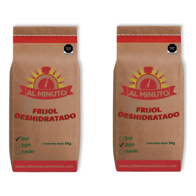 Frijol Deshidratado Al Minuto Bayo-negro -10kg (rinden 40kg)