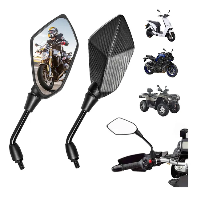 Espejos Retrovisor 2pz Motocicleta Universales Deportivos