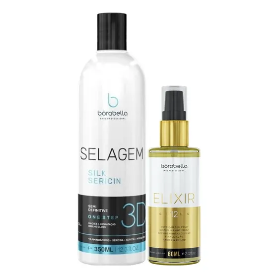 Borabella Sealant Silk 3d 350ml + Elixir 12 Óleos 60ml