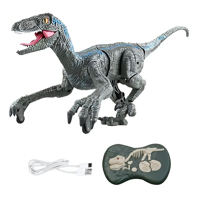 Control Dinosaurio RC gris de 1200 mAh