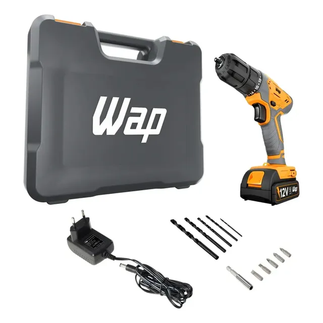 Parafusadeira e Furadeira WF12K3.2 Bateria 12V WAP