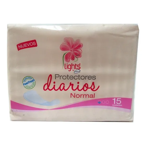 Protectores Higienicos Tena Normal 15 Unidades