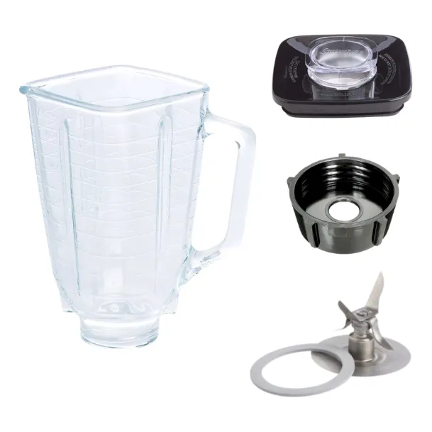 Vaso Plástico Completo Para Licuadora Oster Cuadrado Clasico