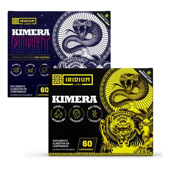 Kit Kimera Thermo + Kimera Night - Emagrecedor Dia E Noite