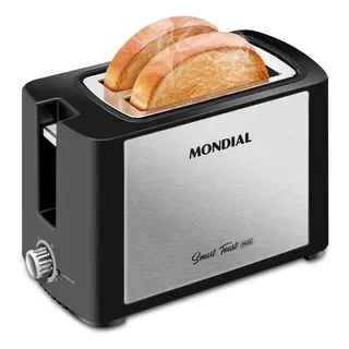 Mondial T-13 Tostador De PĂŁes Smart Toast Preto E Inox 800w 220v Mondial T-13 Tostador De PĂŁes Smart Toast Preto E Inox 800w 220v