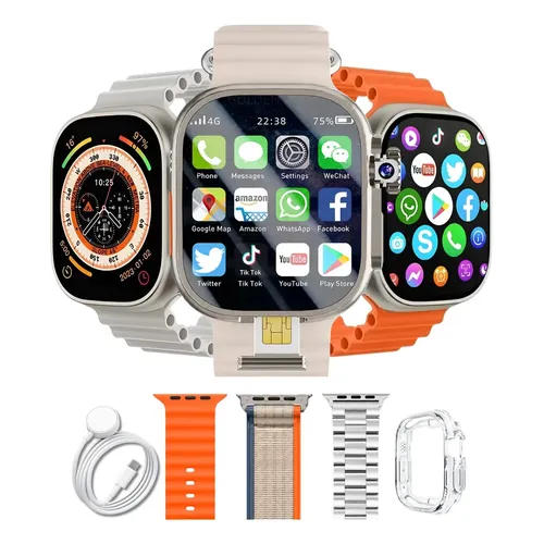 Smartwatch HW9 Ultra Max Série 9 com Tela Amoled de 2.2