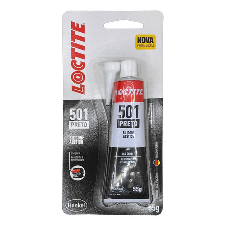 Silicone De Alta Pressão Perfomance 501 55g Preto Loctite Silicone De Alta Pressão Perfomance 501 55g Preto Loctite