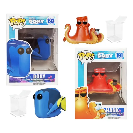 Dory & Hank 2 Funko Pop No. 191 Y 192 Año 2016 Originales
