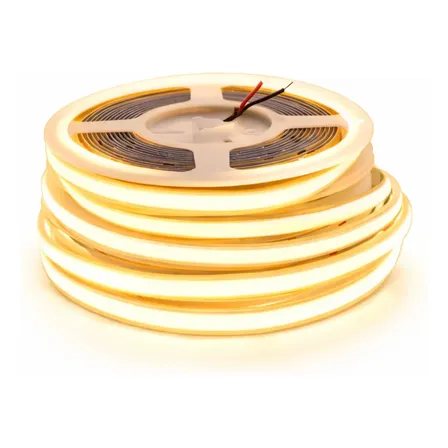 Fita Led Cob 22w/m 480 Leds 10m Direto Rede 110v/220v Perfil
