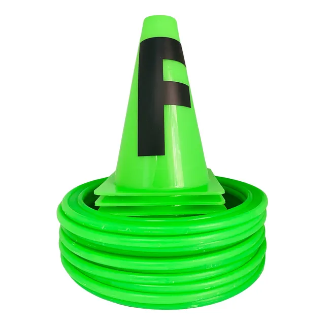 Kit 10 Aros 20 Cm, 10 Conos 15 Cm Marcados, Entrenamiento