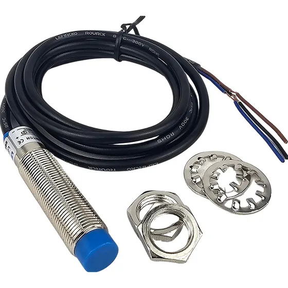 Sensor Indutivo M12 4mm 3 Fios 24v Na Npn Ou Pnp Lj12a3-4-z