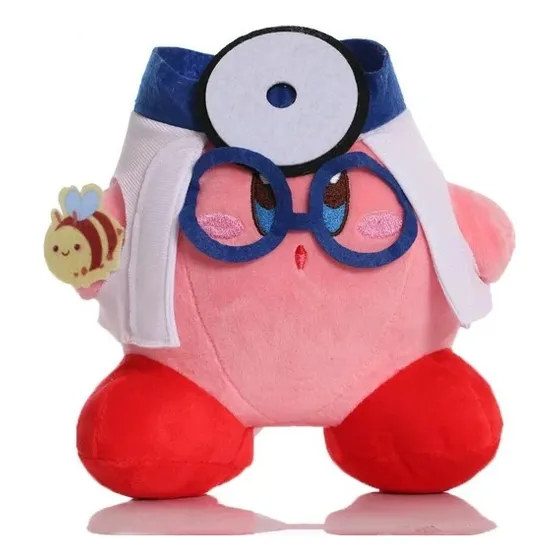 Peluche Kirby Super Star Doctor 20cm Videojuego Nintendo