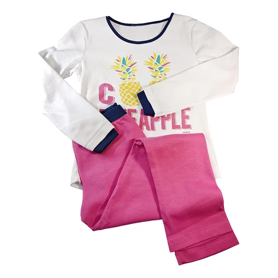 Pijama Para Niña Ovejita Talla 10 - Blanca Con Estampados