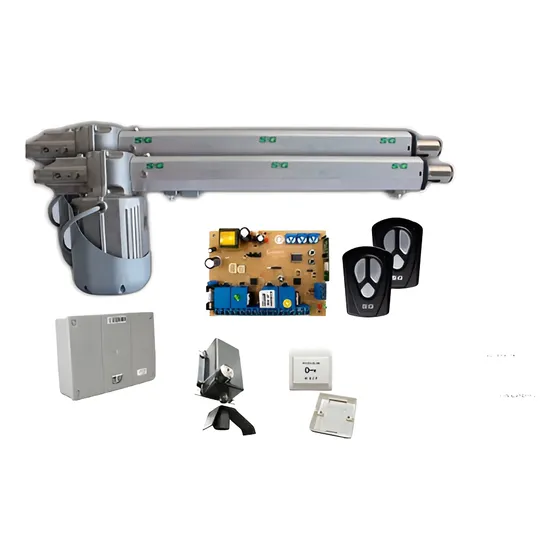 Kit De Automatizacion Pivus Combat 1/4hp Seg + 3 Accesorios