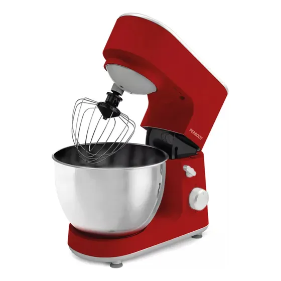 Batidora Planetaria Peabody Pe-bm102r 1000w 4 Litros 6 Velocidades Color Rojo