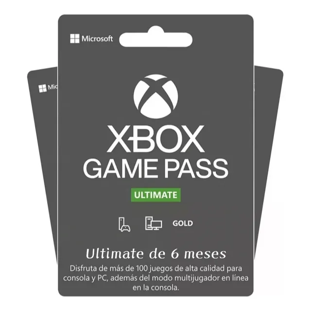 Xbox Game Pass Ultimate 6 Meses