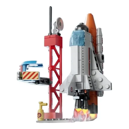 Figura Armable Nave Espacial Bloques De Construcción