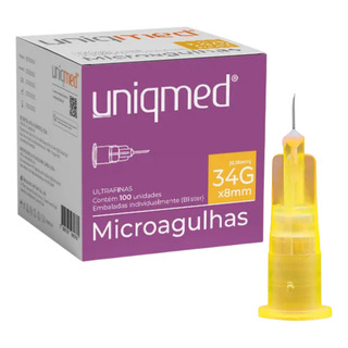 Kit 10 Agulhas Lebel Botox 34g/6mm Anvisa Uniqmed Kit 10 Agulhas Lebel Botox 34g/6mm Anvisa Uniqmed