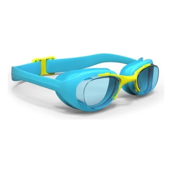 Óculos De Natação Infantil Profissional Nabaiji Cor Azul/amarelo