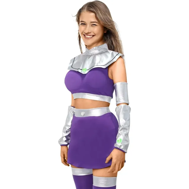 Us Size Starfire Disfraz De Halloween Cosplay Disfraces...