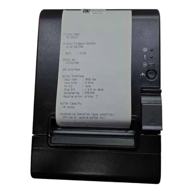 Impresora Epson Tmt-20iii M267d - Color: Negro (usada)