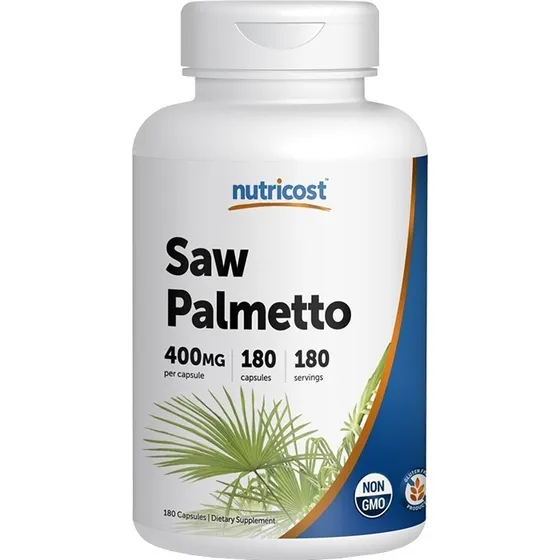 Saw Palmetto 180 Cápsulas Nutricost