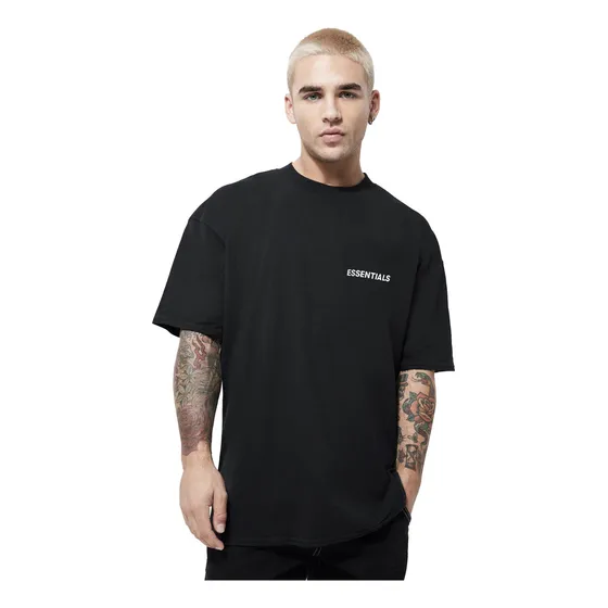 Remera Oversize Hombre Essentials Aesthetic Remeron Corta